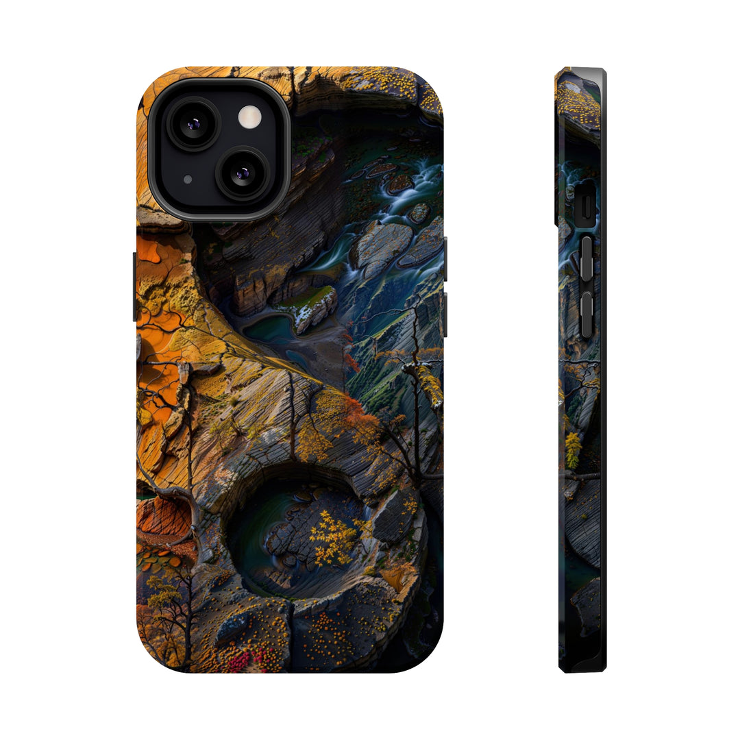 Autumn Geometric Contrast - MagSafe Tough Case