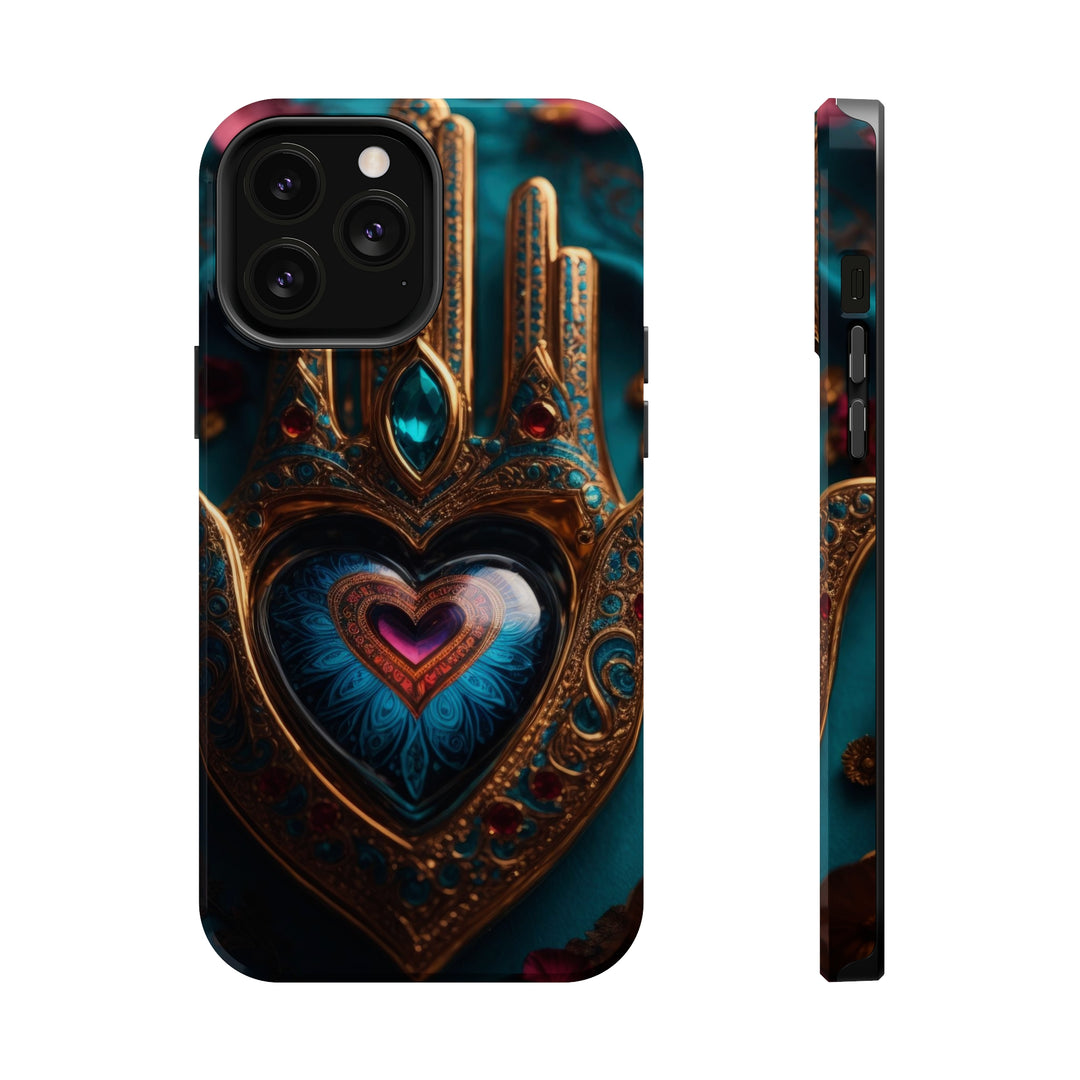 Mystical Heart Hamsa - MagSafe Tough Case