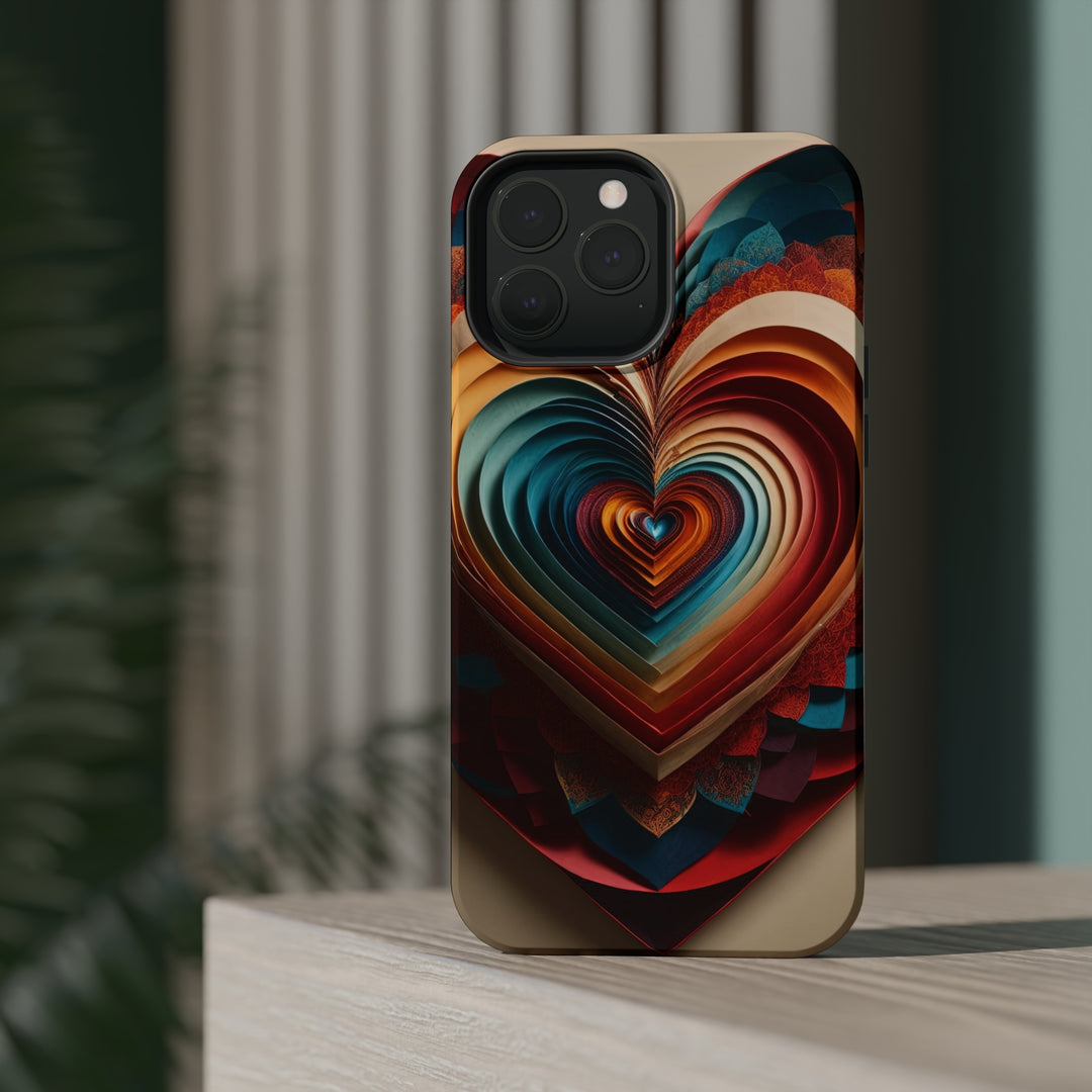 Vibrant Paper Heart - MagSafe Tough Case