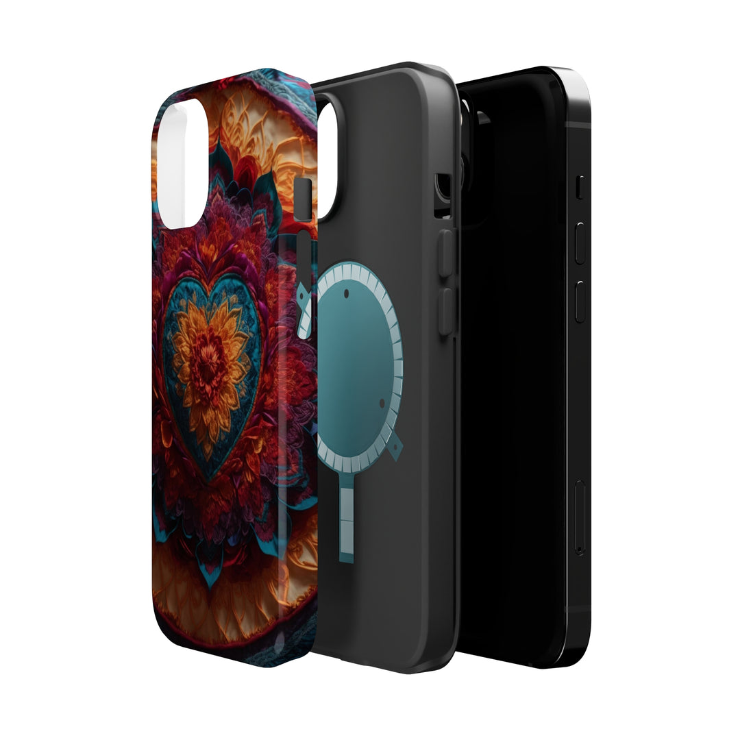 Radiant Floral Mandala - MagSafe Tough Case