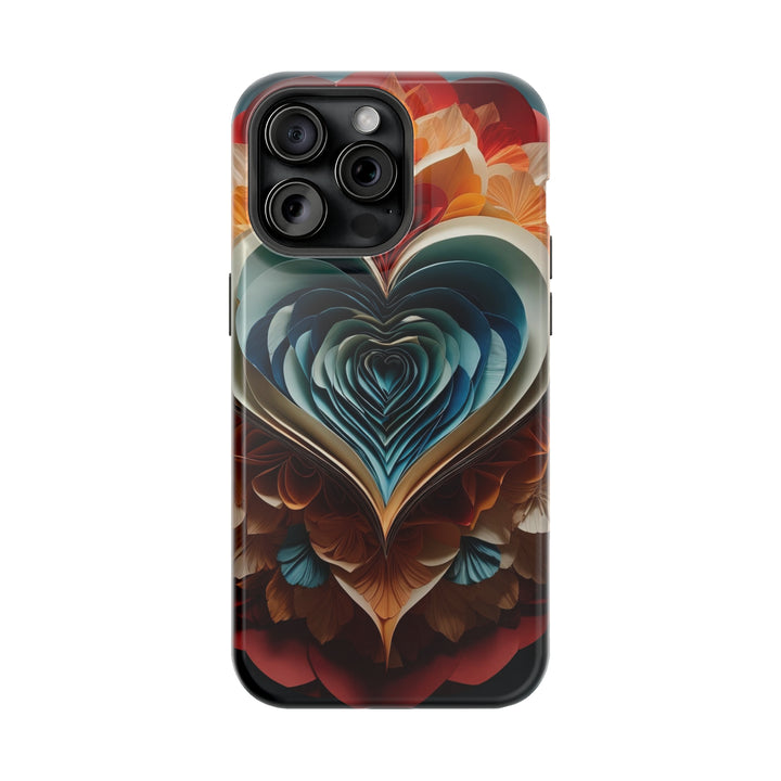 Blooming Heart Layers - MagSafe Tough Case