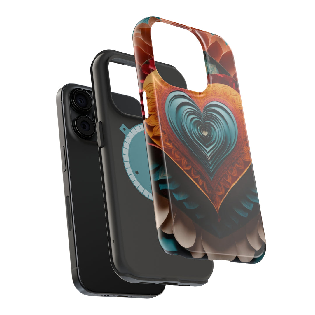 Layered Heart Artwork - MagSafe Tough Case