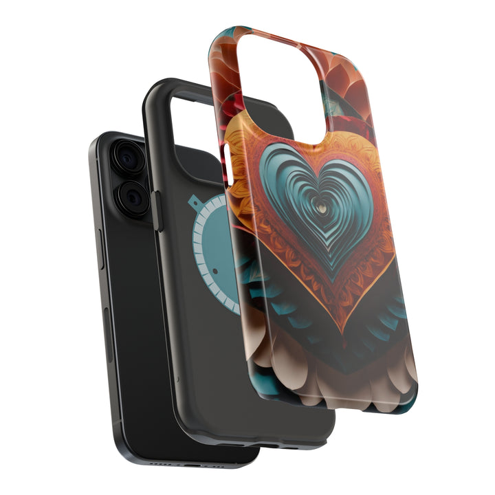 Layered Heart Artwork - MagSafe Tough Case