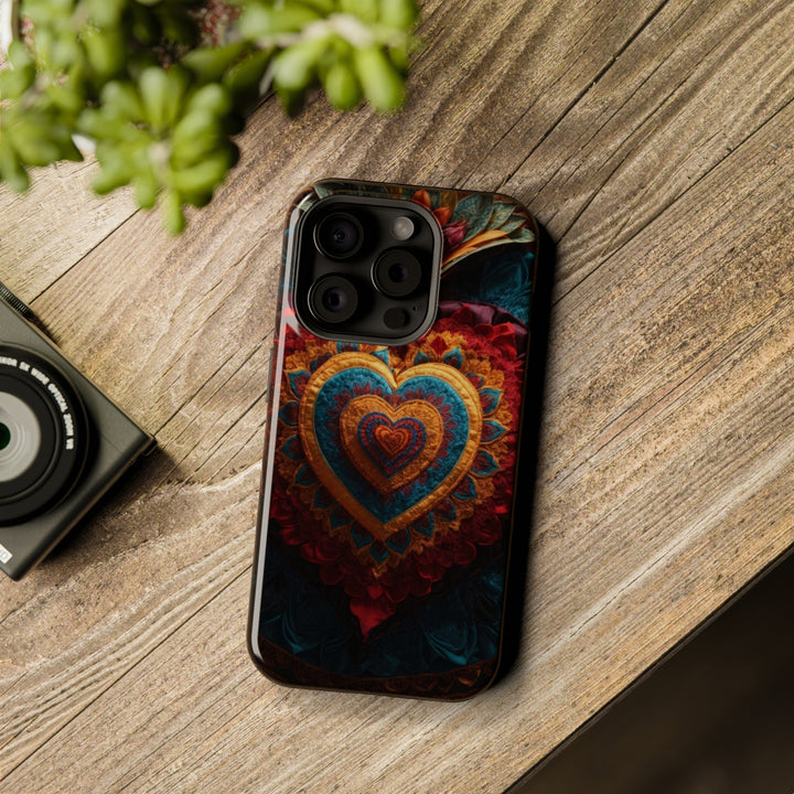 Floral Heart Tapestry - MagSafe Tough Case