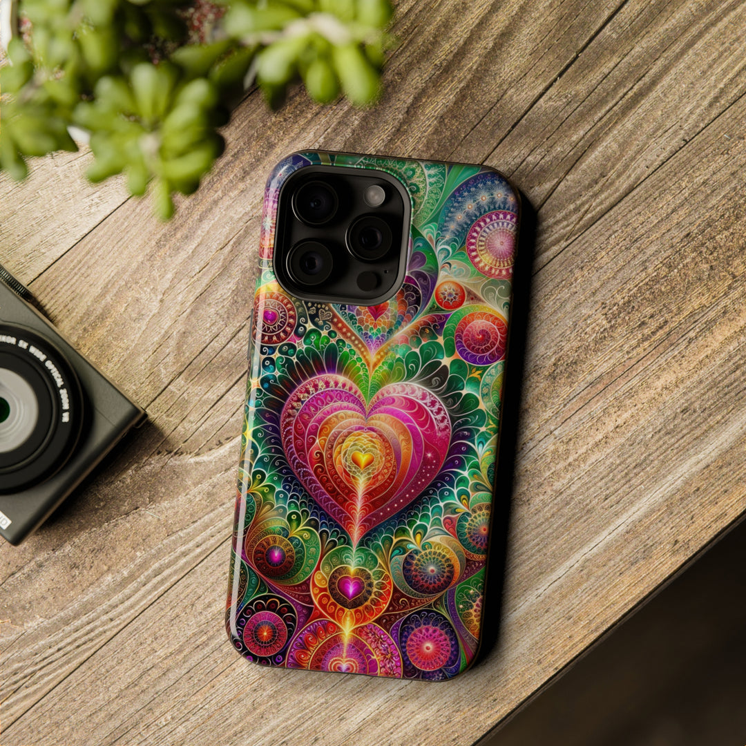 Kaleidoscopic Heart Symphony - MagSafe Tough Case