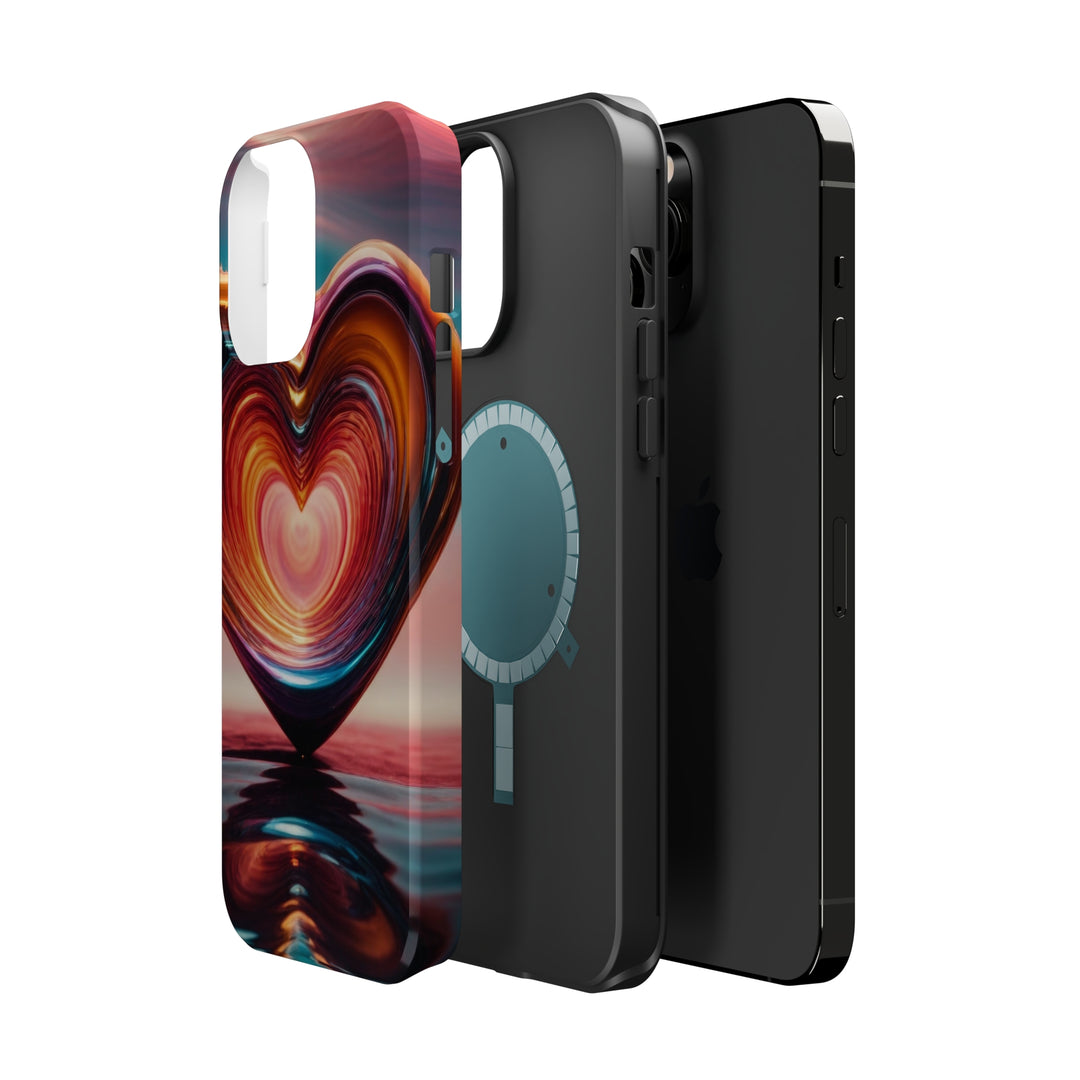 Vibrant Swirling Heart - MagSafe Tough Case