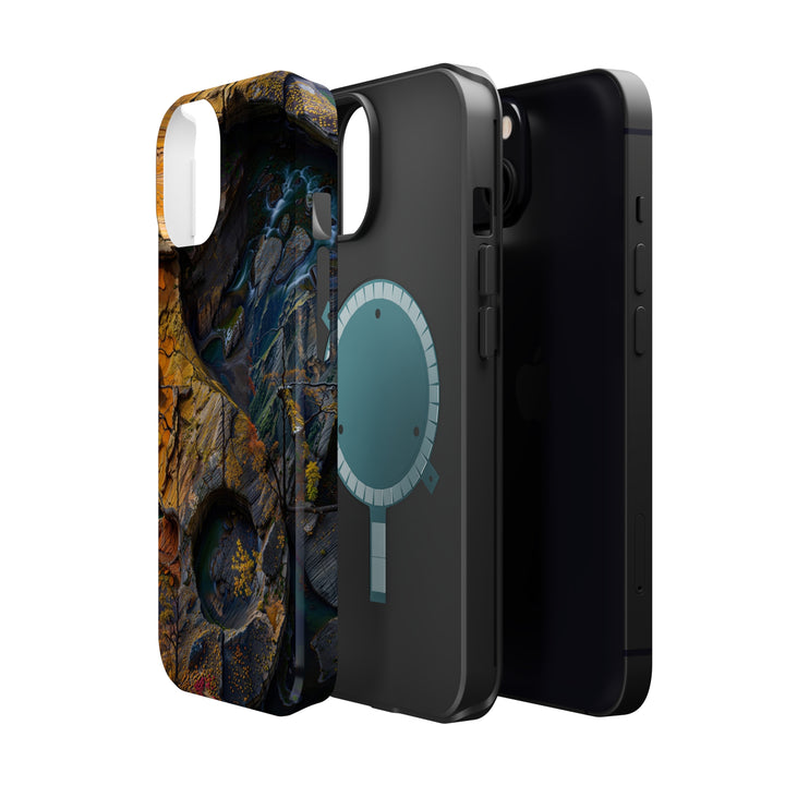 Autumn Geometric Contrast - MagSafe Tough Case