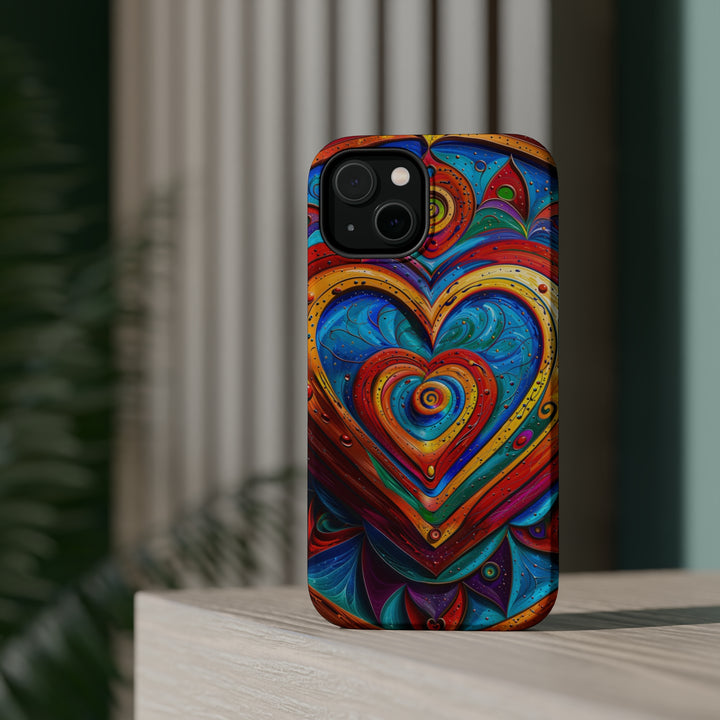 Vibrant Love Spiral - MagSafe Tough Case