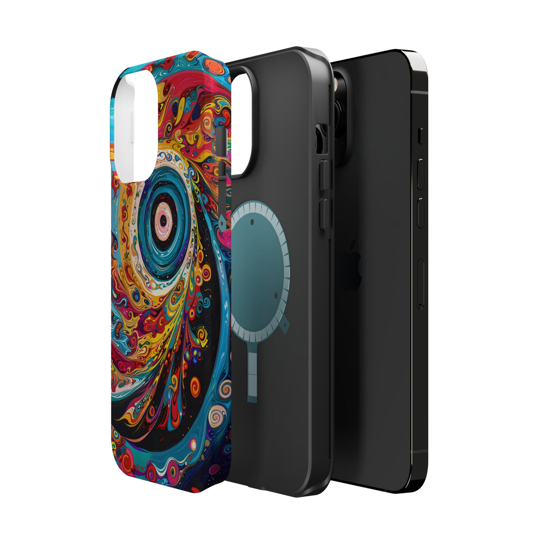 Vibrant Cosmic Swirl - MagSafe Tough Case