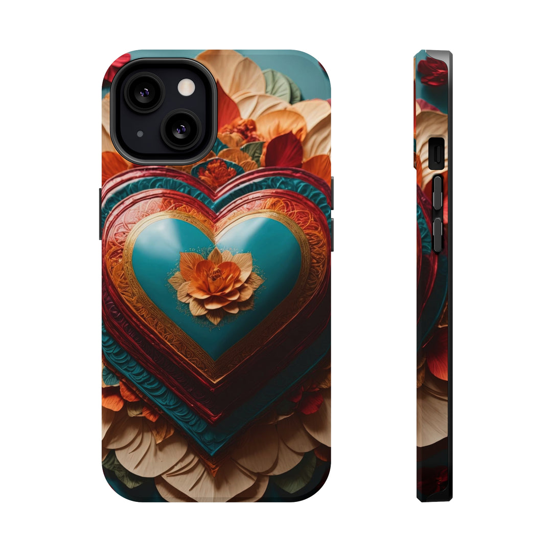 Floral Heart Embrace - MagSafe Tough Case