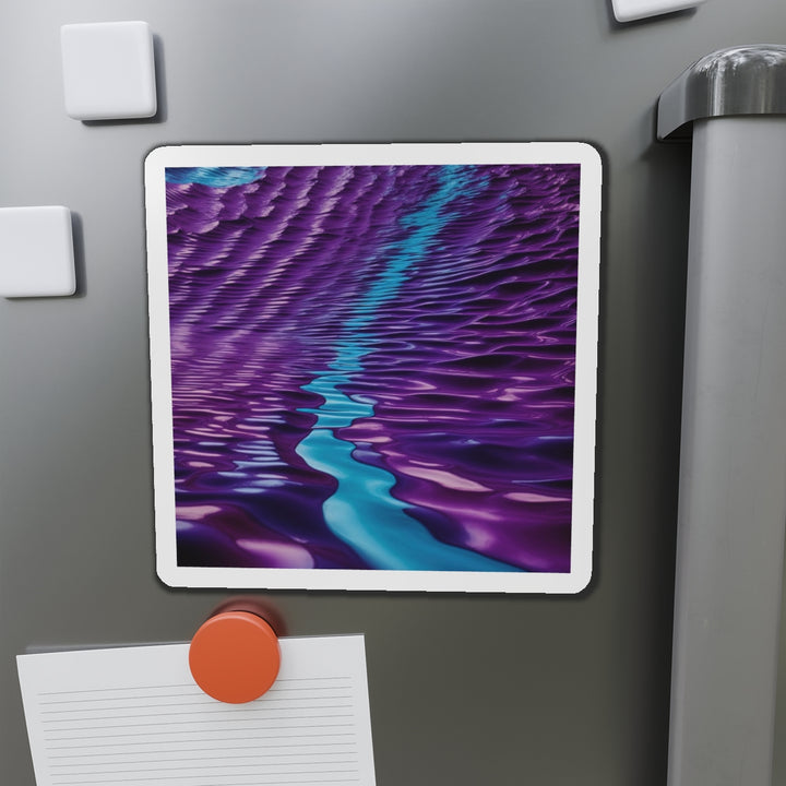 Amethyst Waves Illusion - Die-cut Magnet