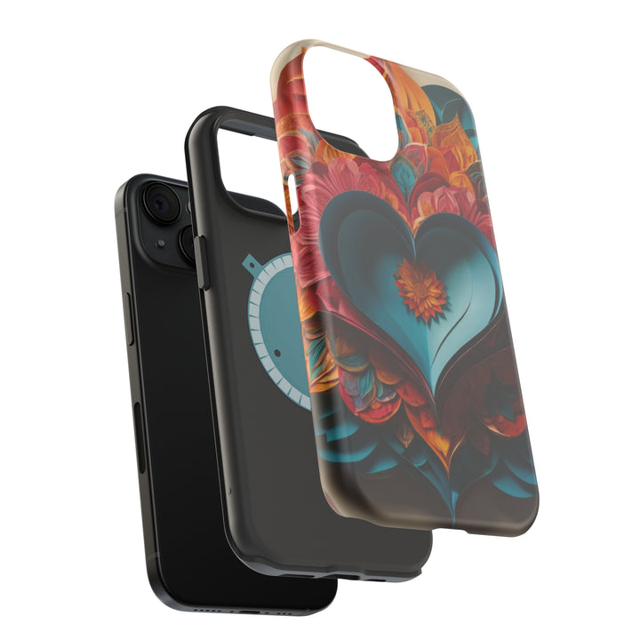 Colorful Heart Blossoms - MagSafe Tough Case