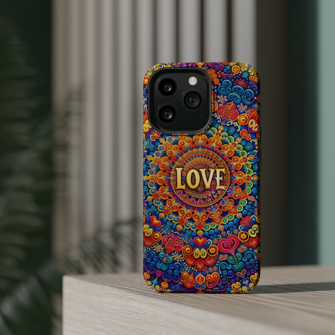 Vibrant Love Mandala - MagSafe Tough Case