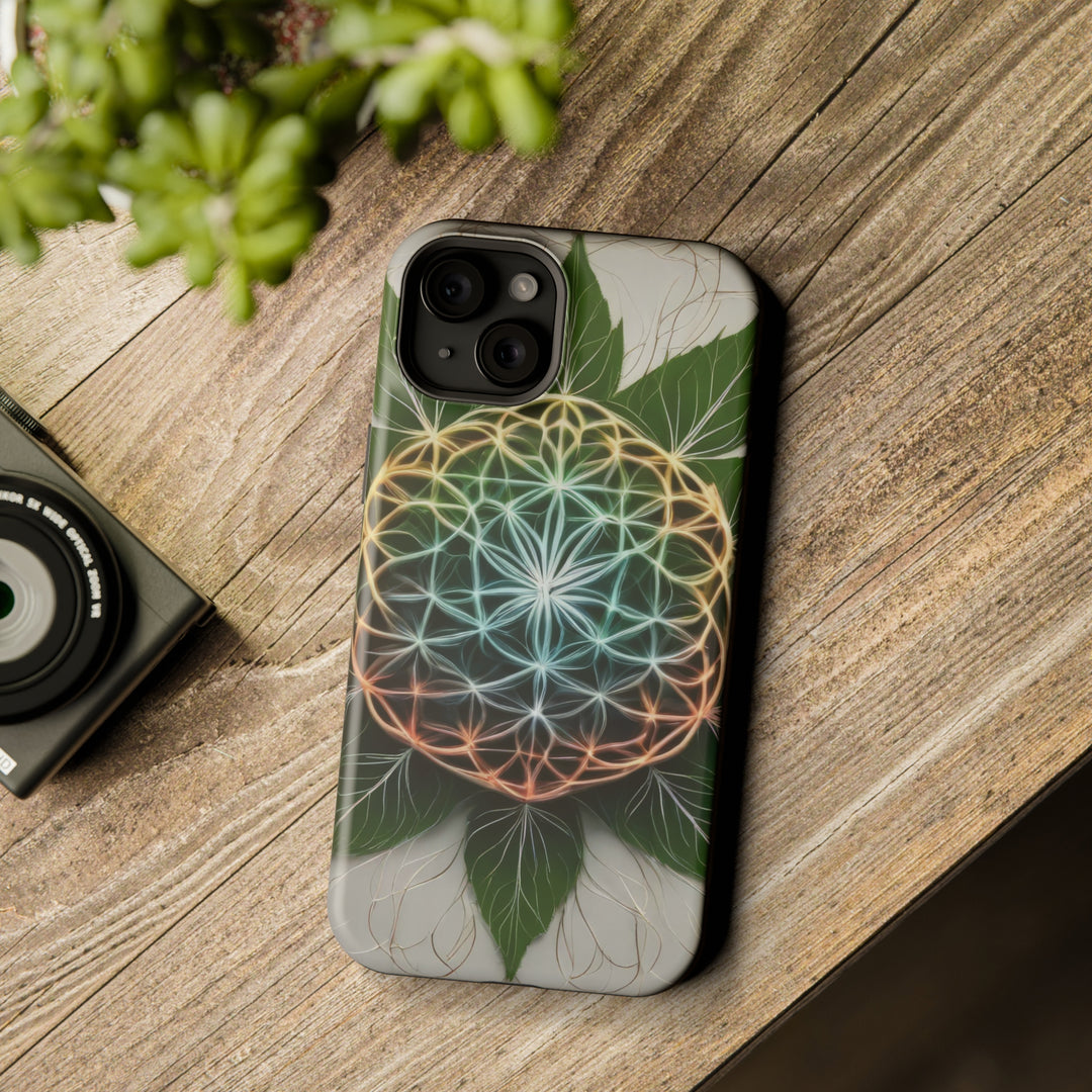 Vibrant Geometric Botanical - MagSafe Tough Case