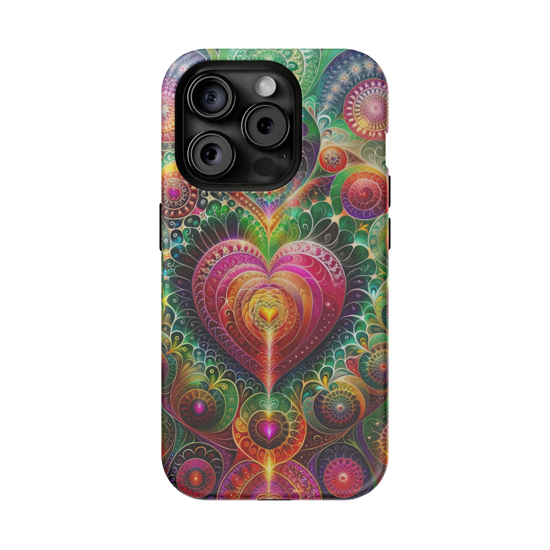 Kaleidoscopic Heart Symphony - MagSafe Tough Case