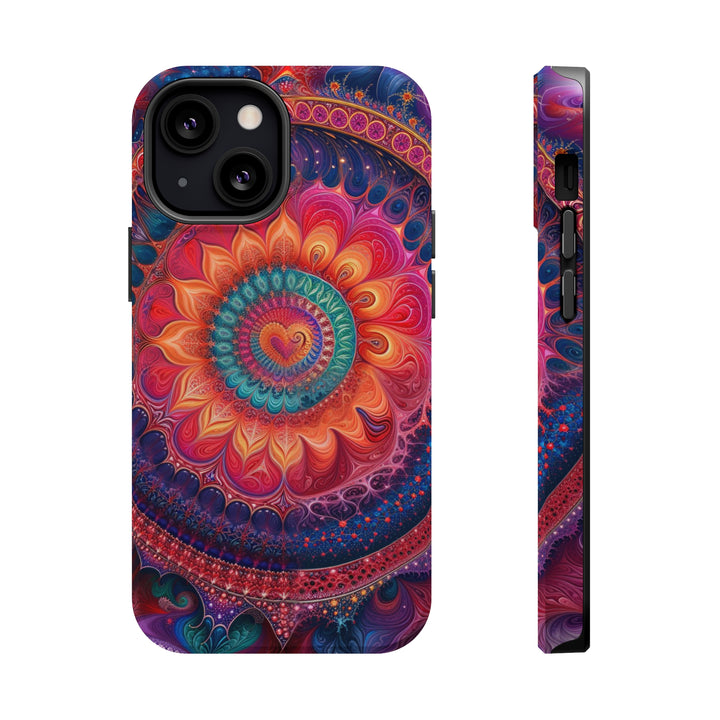 Vibrant Spiral Mandala - MagSafe Tough Case