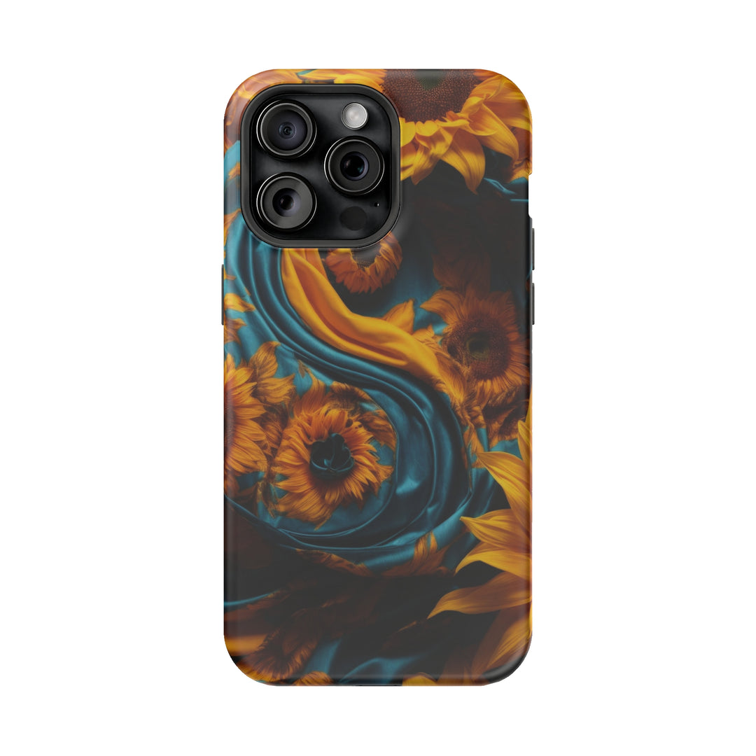 Sunflower Satin Swirl - MagSafe Tough Case