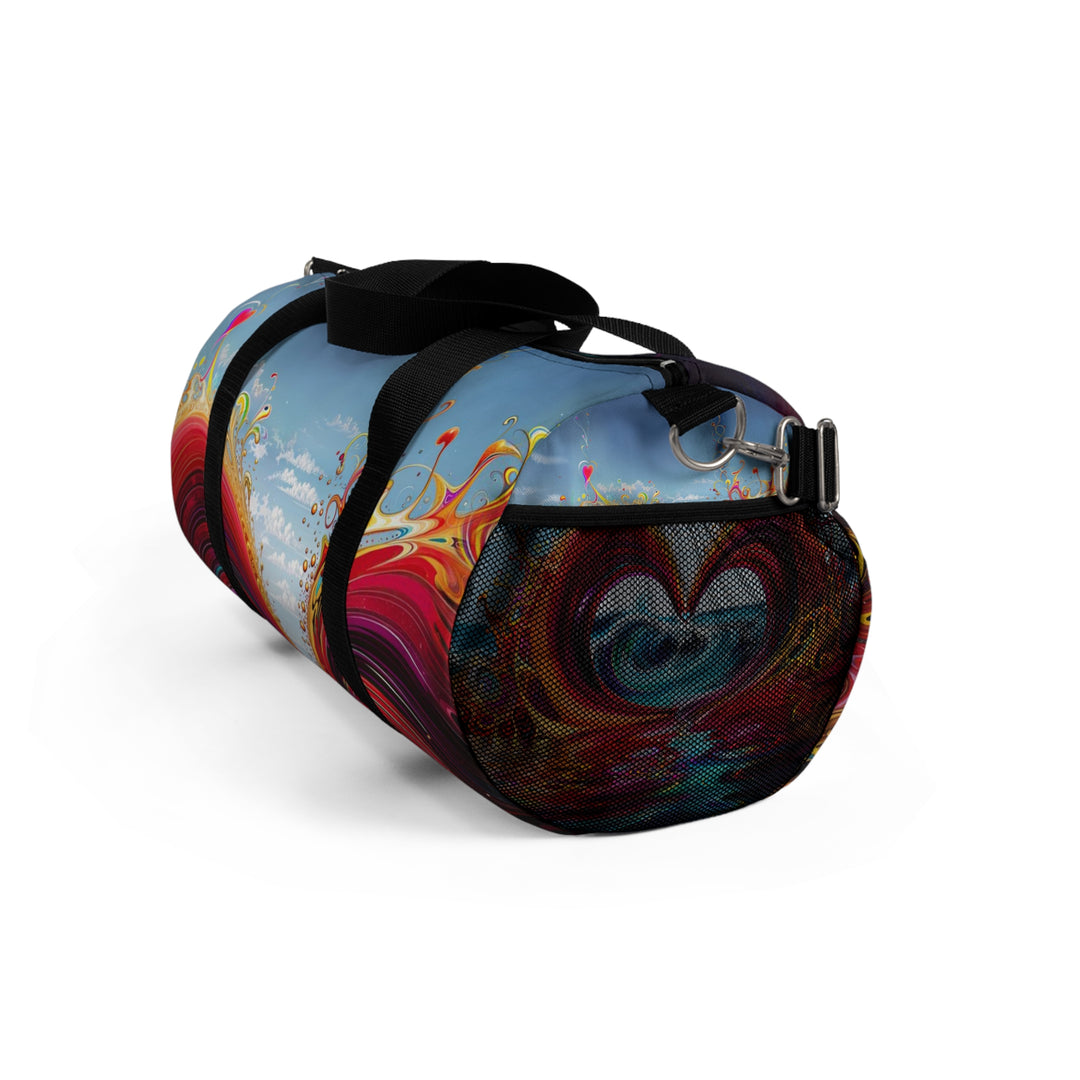 Vibrant Heart Waves - Duffle Bag