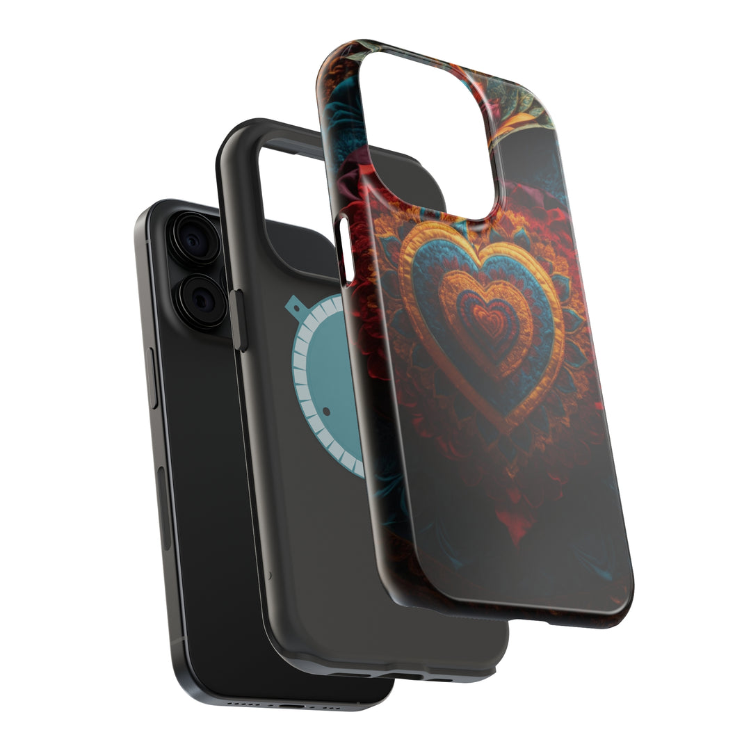 Floral Heart Tapestry - MagSafe Tough Case