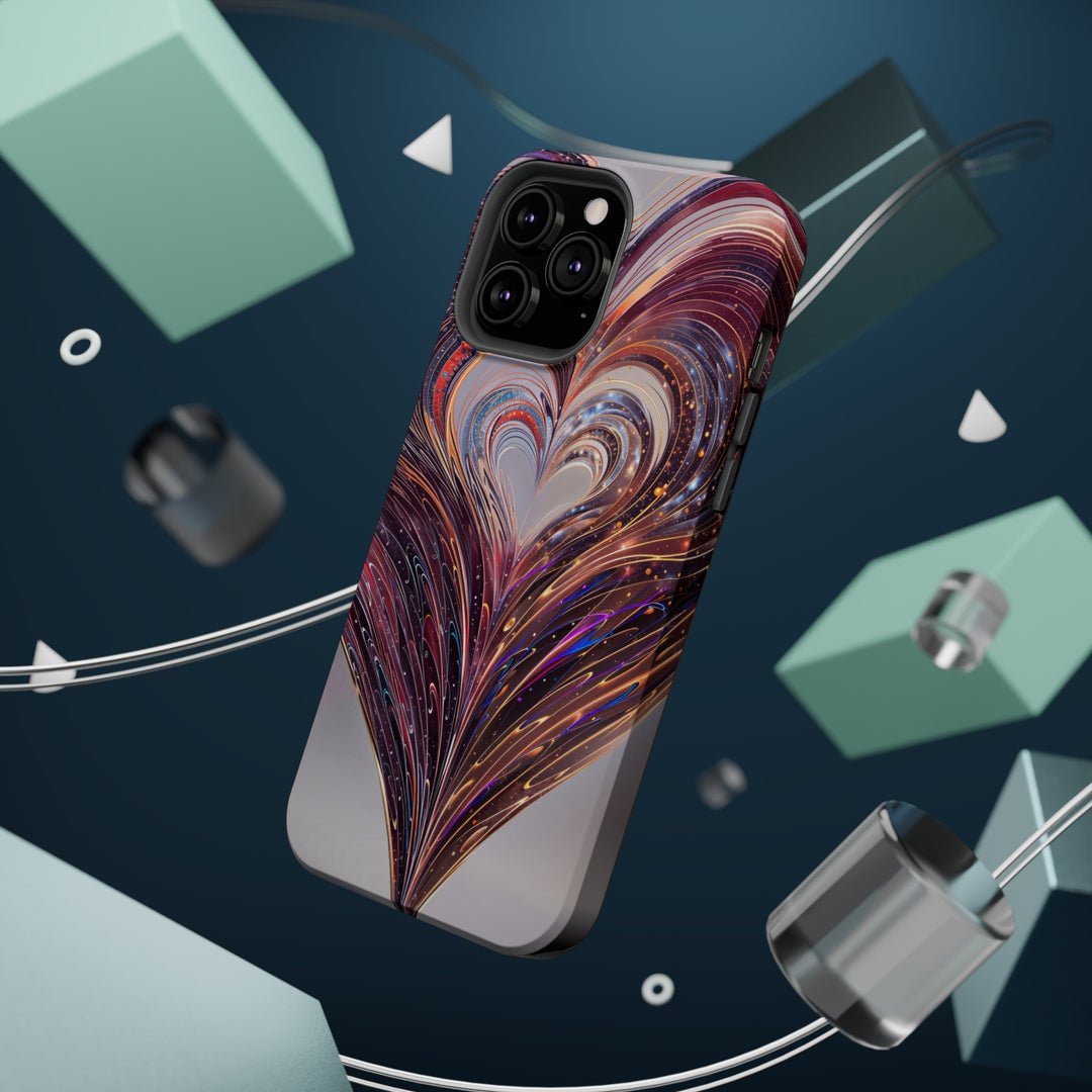 Luminous Swirling Heart - MagSafe Tough Case