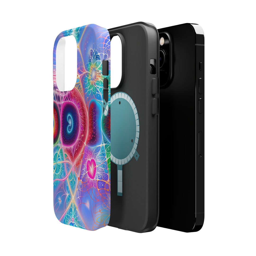 Vibrant Fractal Blossoms - MagSafe Tough Case