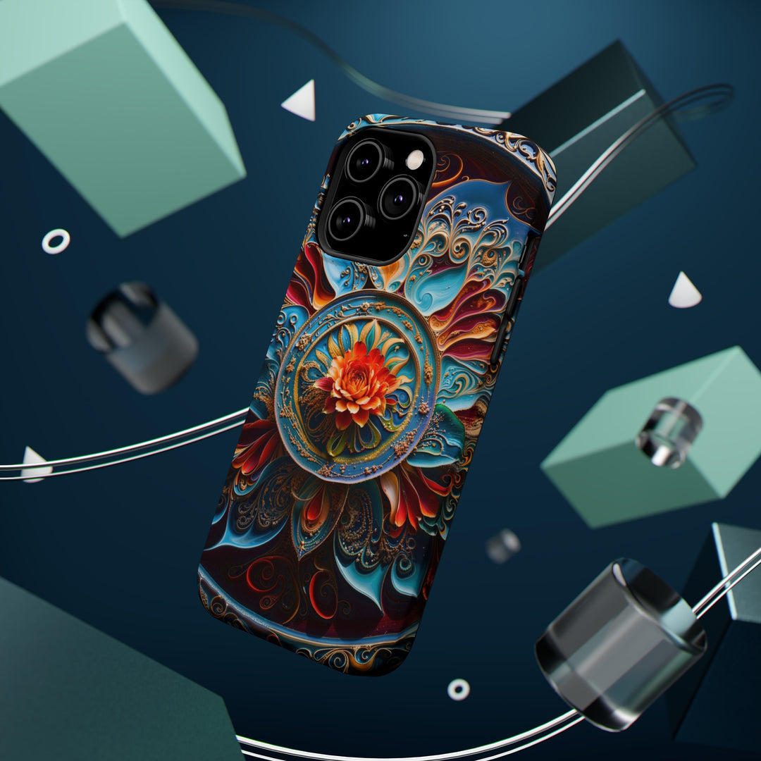 Intricate Floral Mandala - MagSafe Tough Case