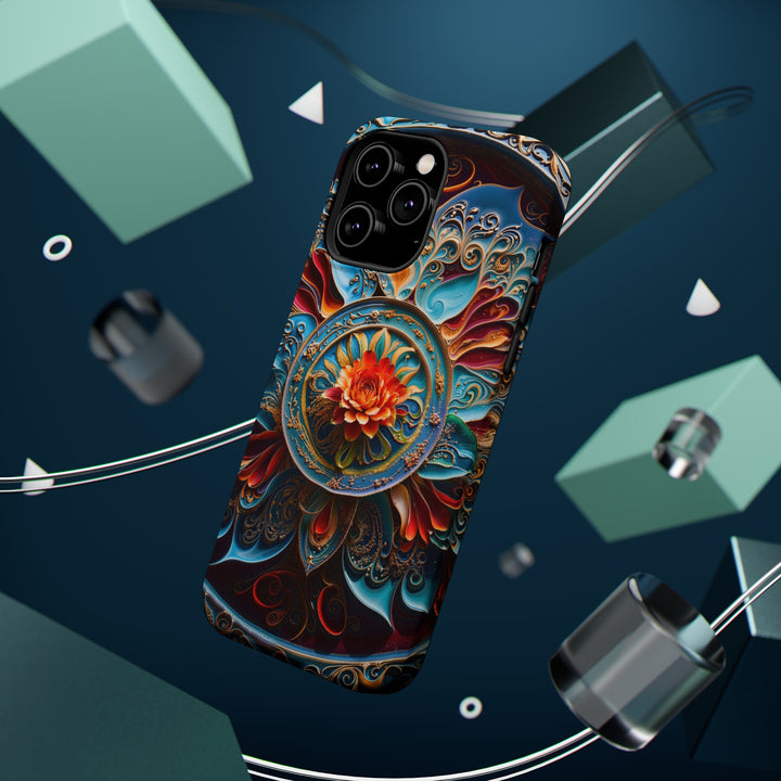 Intricate Floral Mandala - MagSafe Tough Case