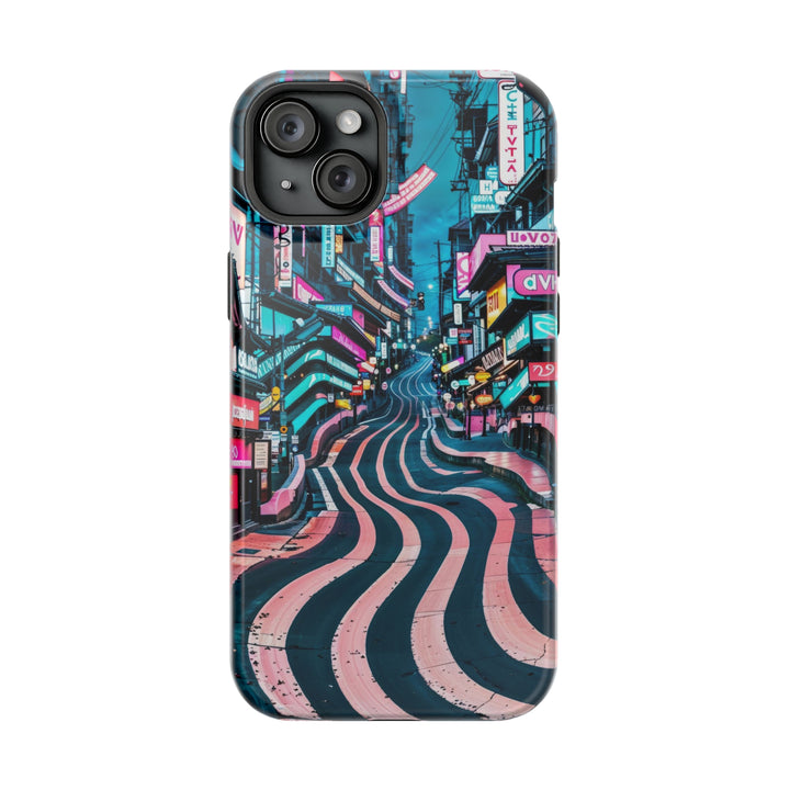 Vibrant Urban Waves - MagSafe Tough Case