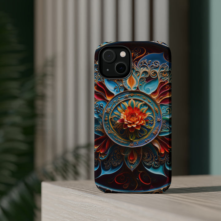 Intricate Floral Mandala - MagSafe Tough Case
