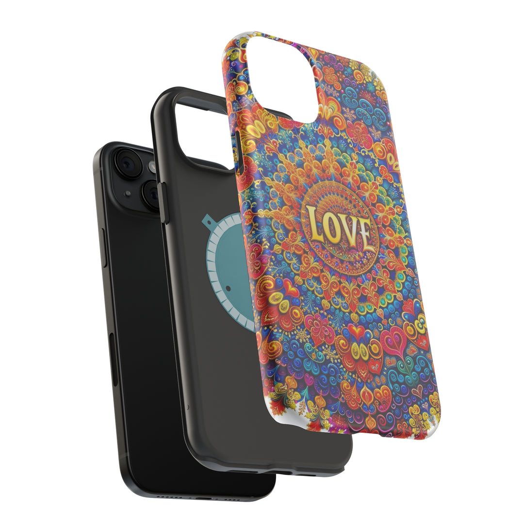 Vibrant Love Mandala - MagSafe Tough Case