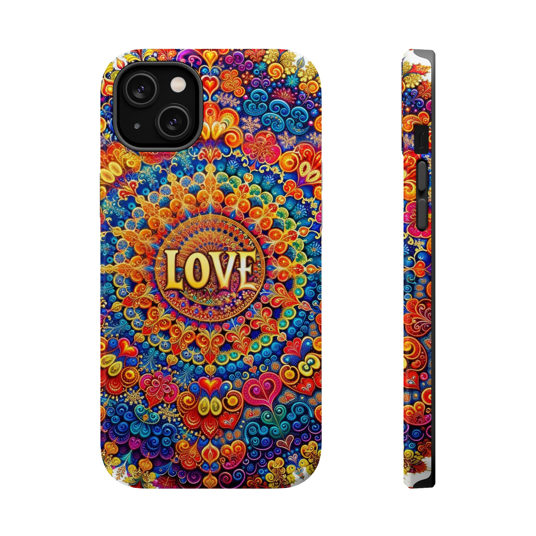 Vibrant Love Mandala - MagSafe Tough Case