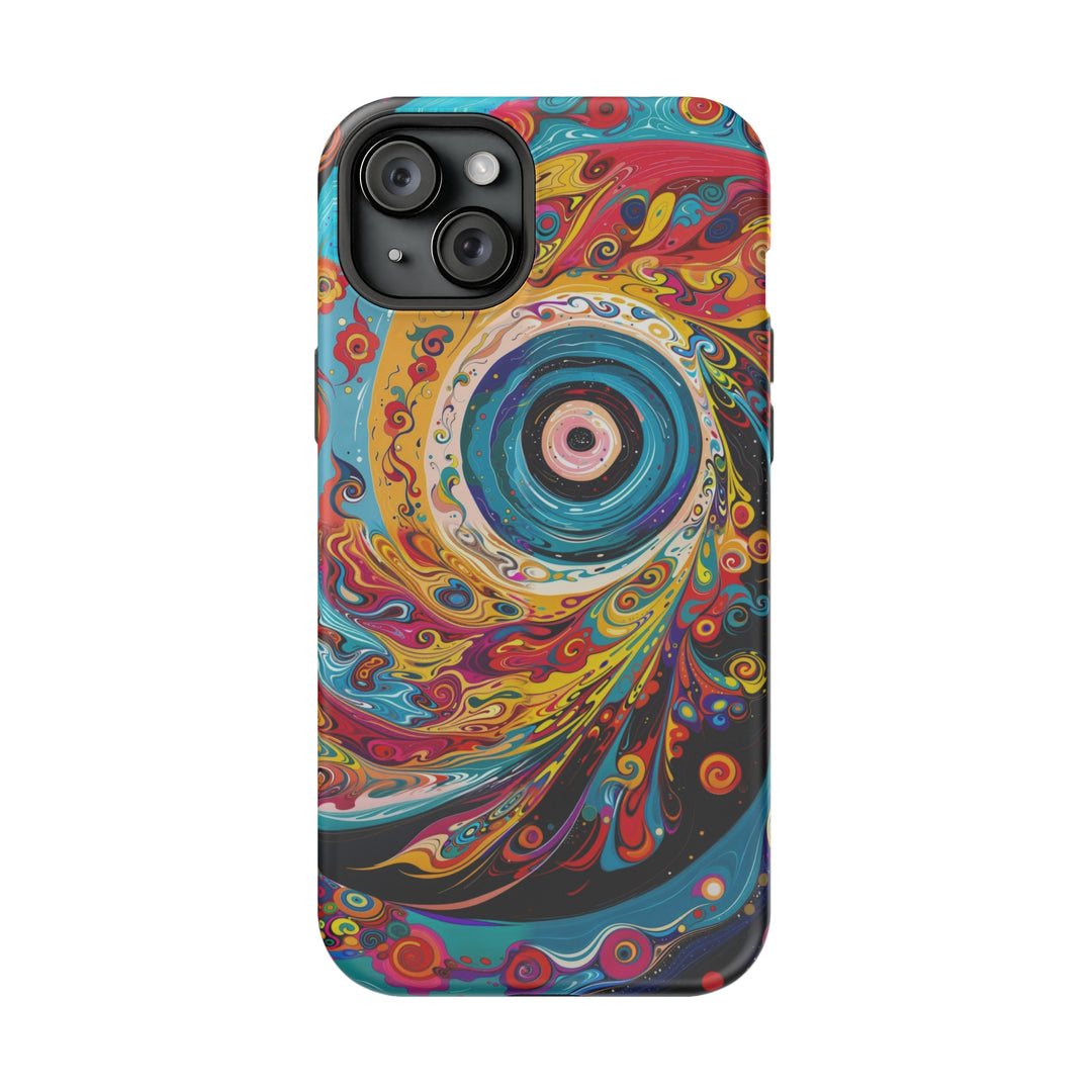 Vibrant Cosmic Swirl - MagSafe Tough Case