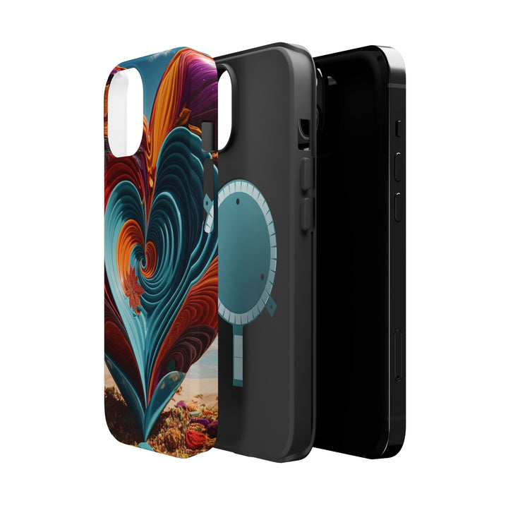 Vibrant Heart Spiral - MagSafe Tough Case