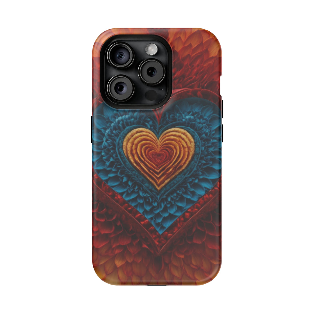 Vibrant Heart Layers - MagSafe Tough Case