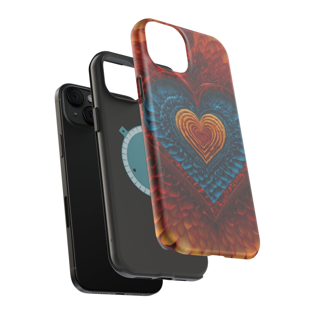 Vibrant Heart Layers - MagSafe Tough Case