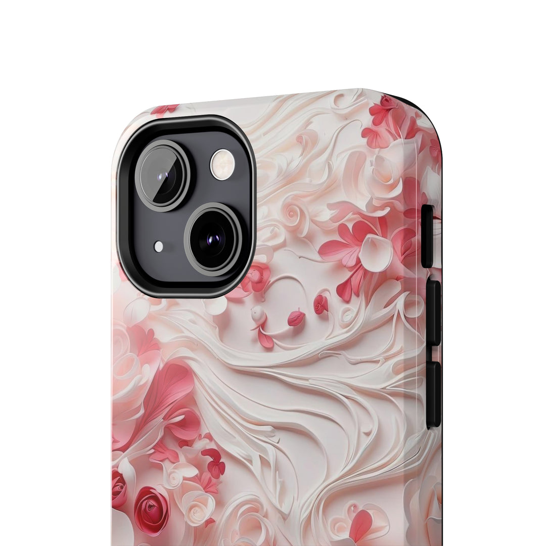 Floral Swirls Abstraction - Tough Phone Case