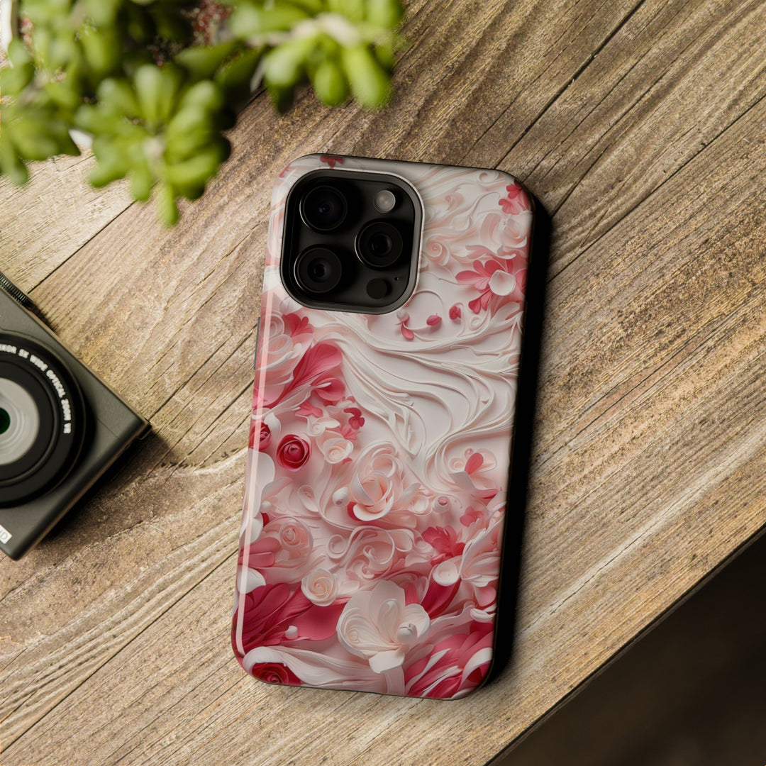 Floral Swirls Abstraction - MagSafe Tough Case