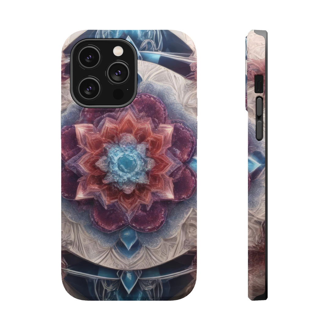 Symmetrical Crystal Bloom - MagSafe Tough Case