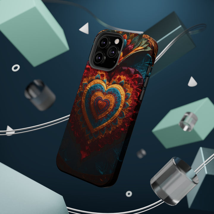 Floral Heart Tapestry - MagSafe Tough Case