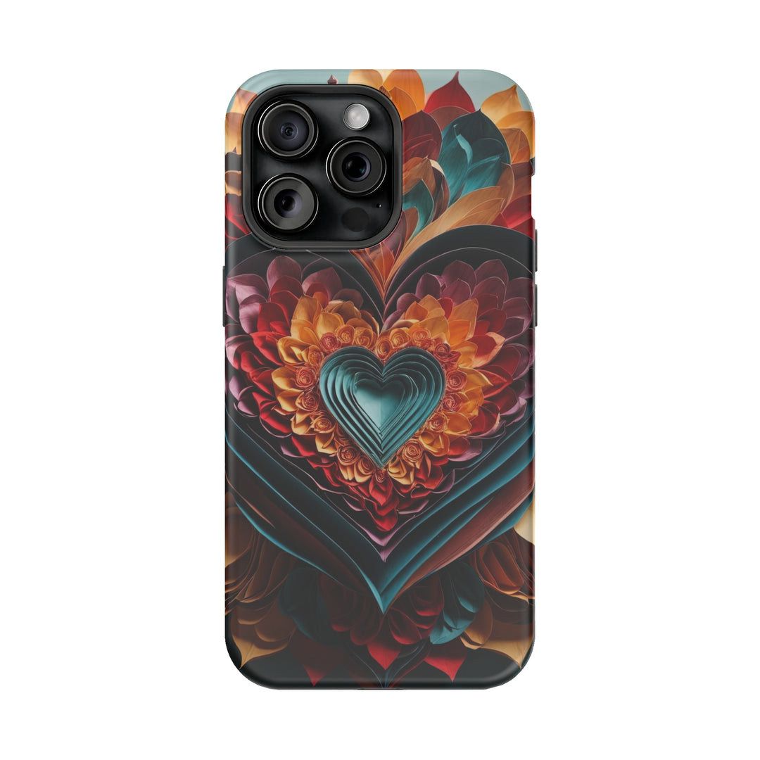 Multilayered Floral Heart - MagSafe Tough Case