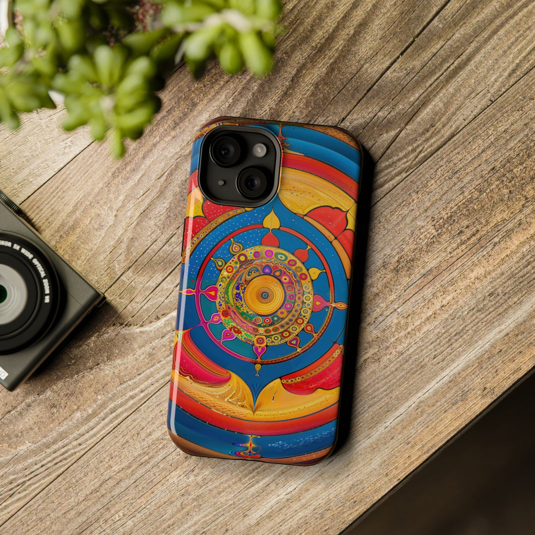 Vibrant Cosmic Spiral - MagSafe Tough Case