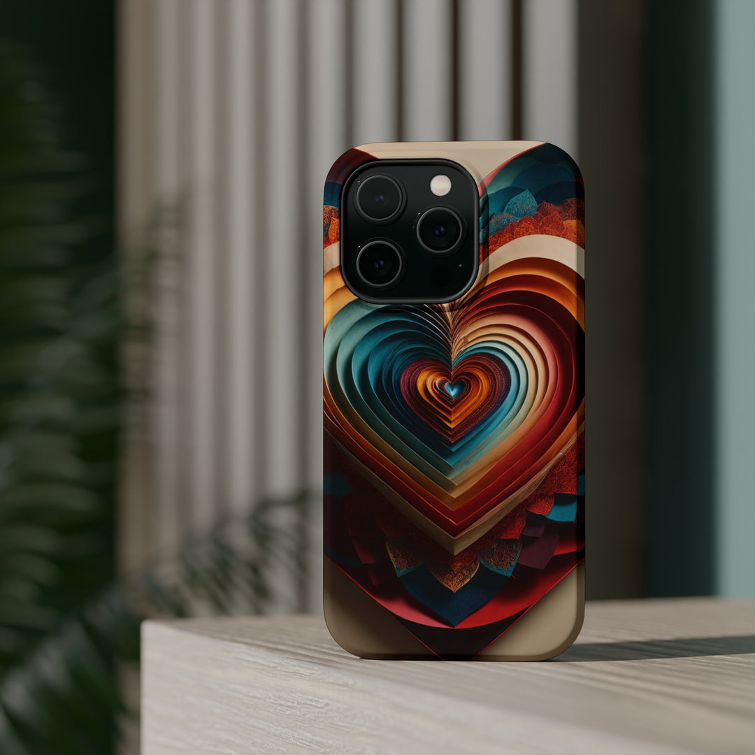 Vibrant Paper Heart - MagSafe Tough Case