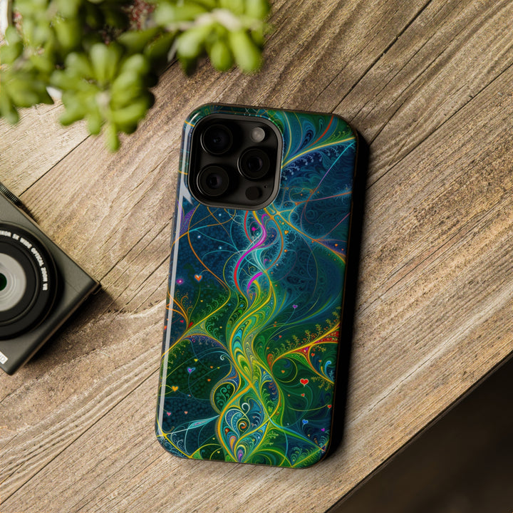 Vibrant Ethereal Swirls - MagSafe Tough Case