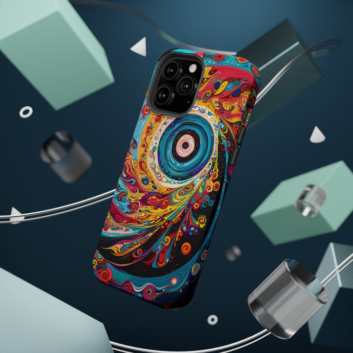 Vibrant Cosmic Swirl - MagSafe Tough Case