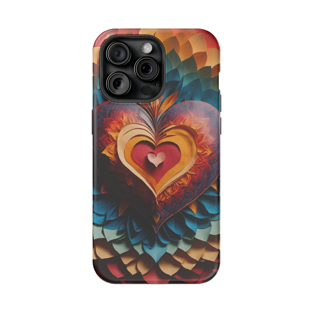 Radiant Heart Bloom - MagSafe Tough Case