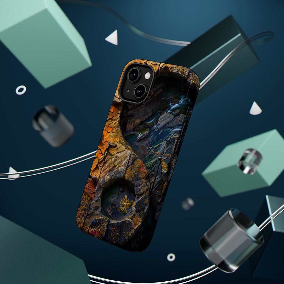 Autumn Geometric Contrast - MagSafe Tough Case