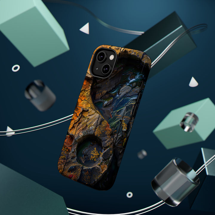 Autumn Geometric Contrast - MagSafe Tough Case