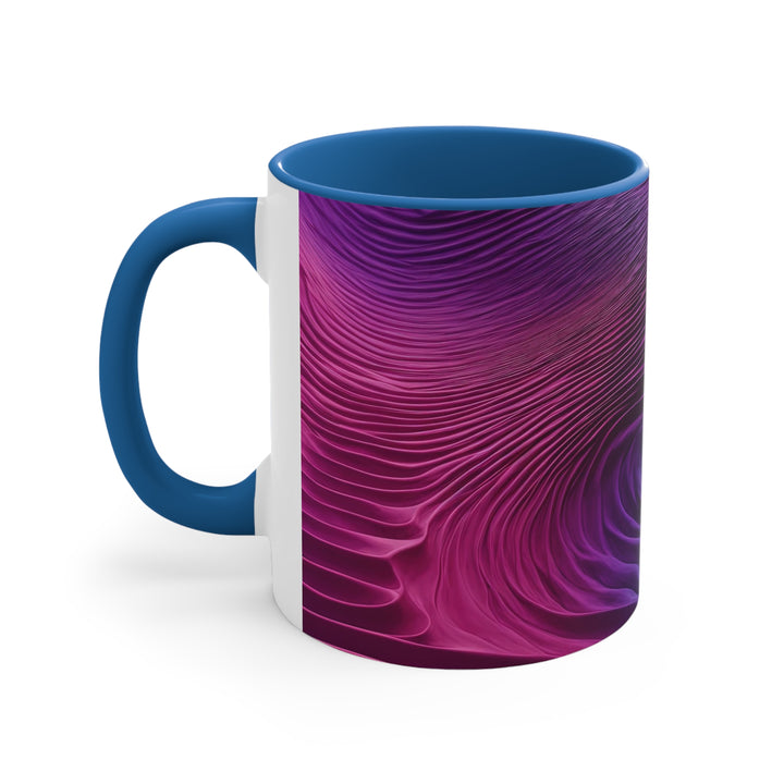 Vibrant Fluid Dynamics - Accent Coffee Mug