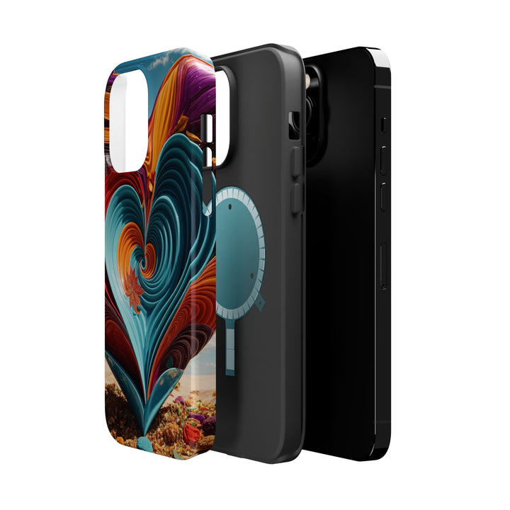 Vibrant Heart Spiral - MagSafe Tough Case