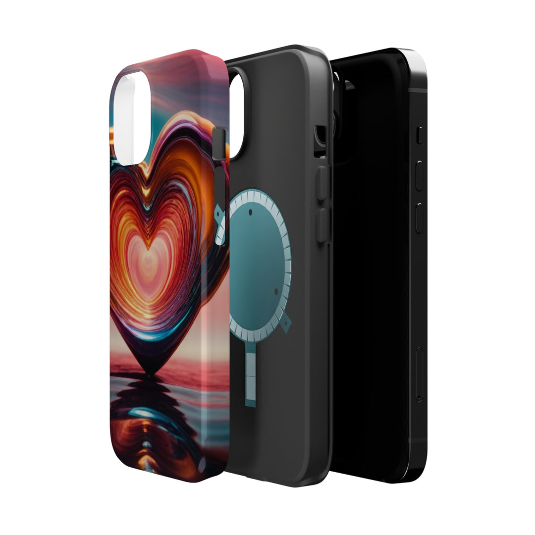 Vibrant Swirling Heart - MagSafe Tough Case